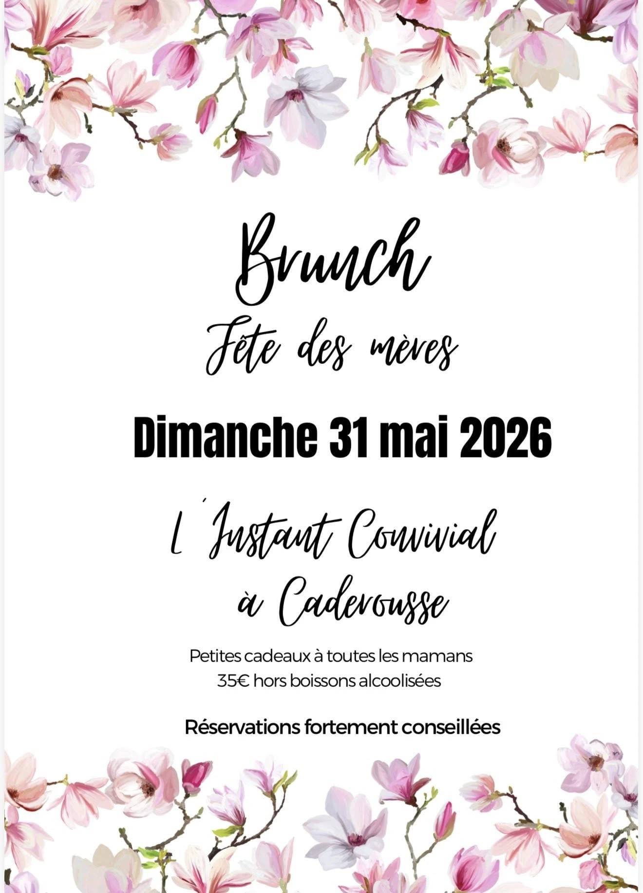 Brunch Fête des mères 2026
